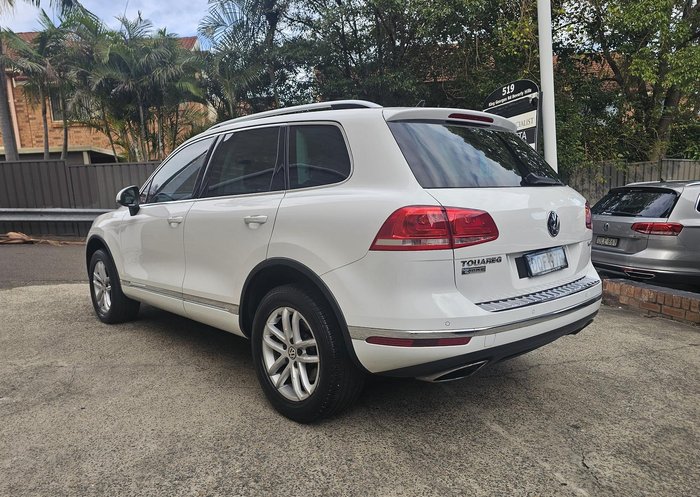 2017 Volkswagen Touareg 150TDI Element 7P MY18 Four Wheel Drive Pure White