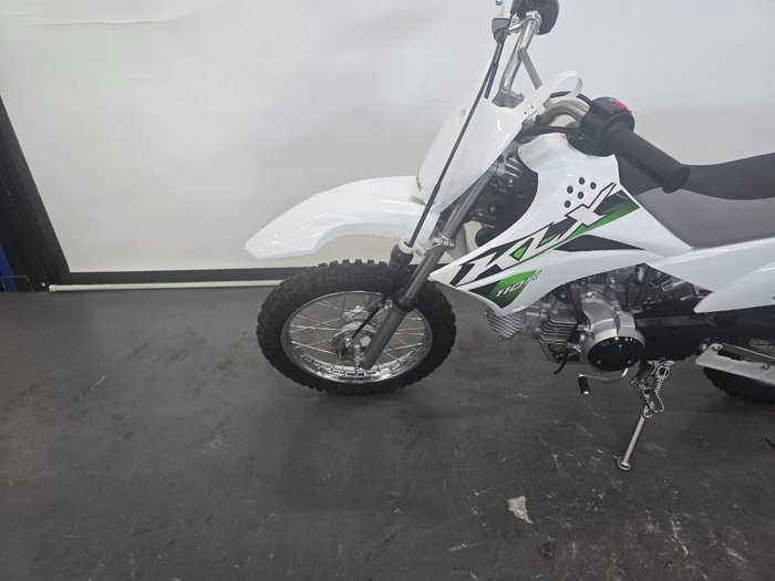 2026 Kawasaki 2026 Kawasaki 110CC KLX110R Minibike White