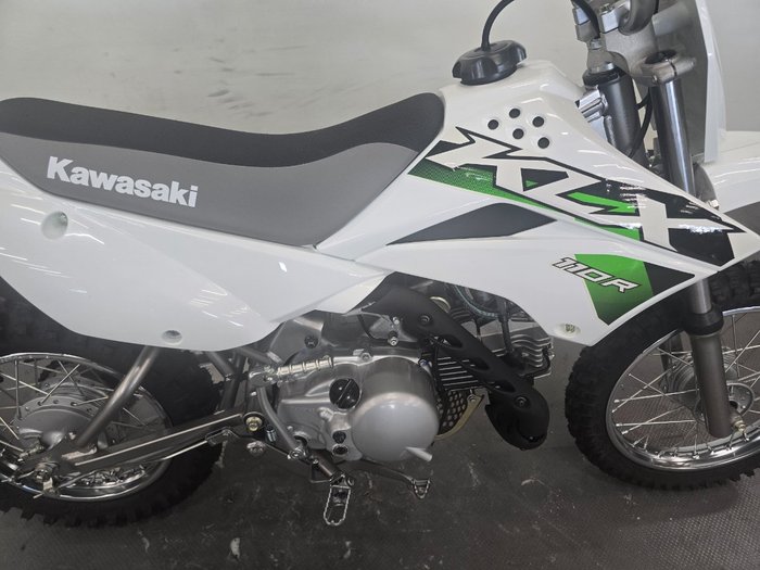 2026 Kawasaki 2026 Kawasaki 110CC KLX110R Minibike White