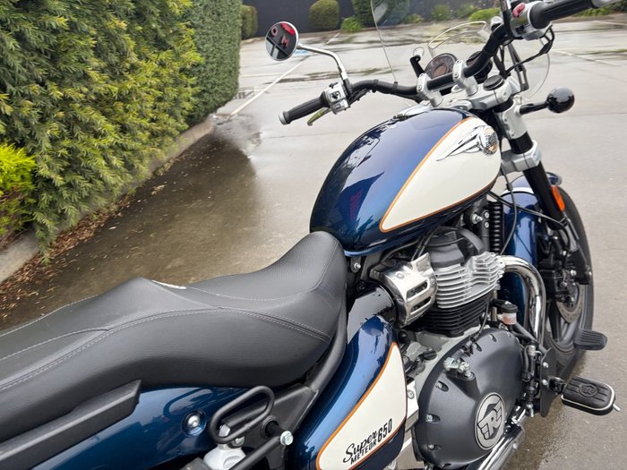 2023 Royal Enfield SUPER METEOR 650 INTERSTELLA CELESTIAL BLUE