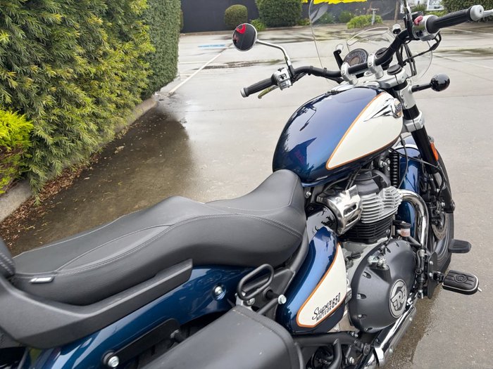 2023 Royal Enfield SUPER METEOR 650 INTERSTELLA CELESTIAL BLUE