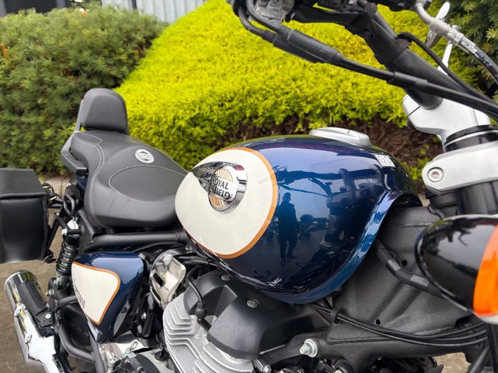 2023 Royal Enfield SUPER METEOR 650 INTERSTELLA CELESTIAL BLUE