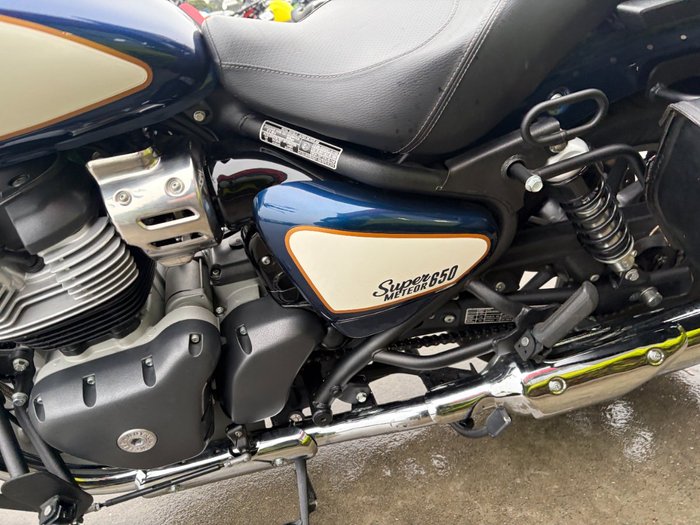 2023 Royal Enfield SUPER METEOR 650 INTERSTELLA CELESTIAL BLUE