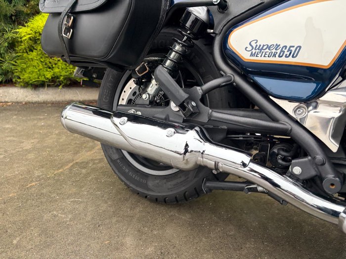 2023 Royal Enfield SUPER METEOR 650 INTERSTELLA CELESTIAL BLUE