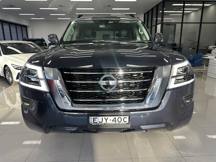 2020 Nissan Patrol Ti Y62 Series 5 MY20 4X4 Dual Range Hermosa Blue