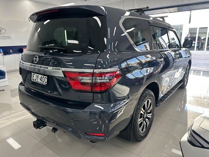 2020 Nissan Patrol Ti Y62 Series 5 MY20 4X4 Dual Range Hermosa Blue