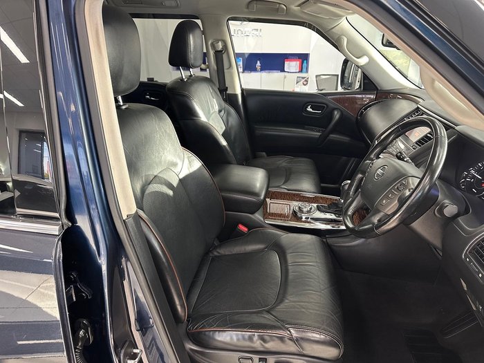 2020 Nissan Patrol Ti Y62 Series 5 MY20 4X4 Dual Range Hermosa Blue