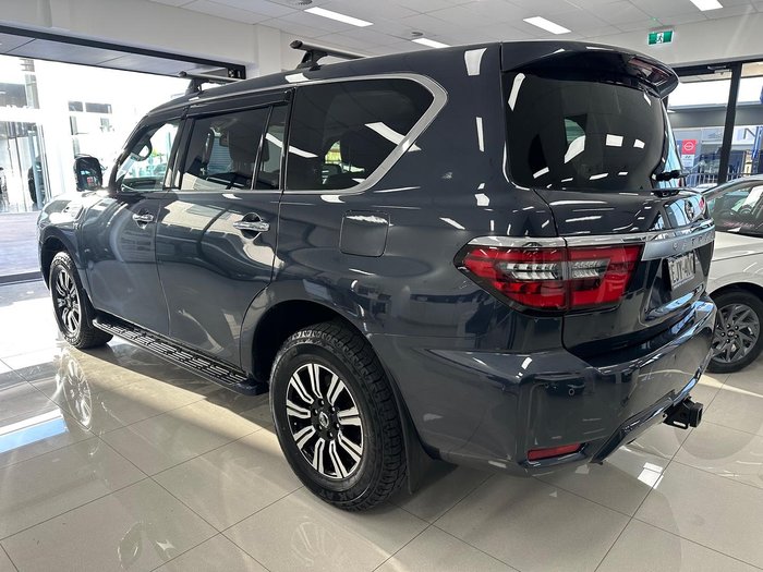 2020 Nissan Patrol Ti Y62 Series 5 MY20 4X4 Dual Range Hermosa Blue