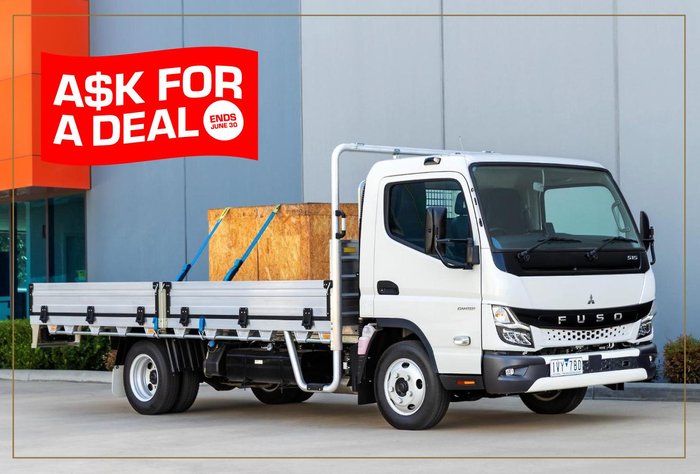 2026 Fuso Canter 515 Alloy Tray White