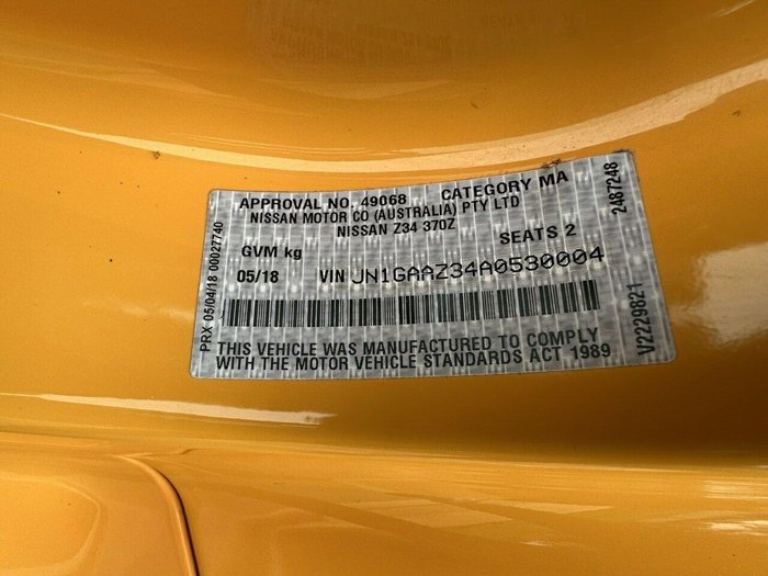 2018 Nissan 370Z
