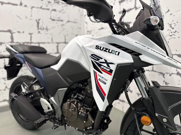 2026 Suzuki V-Strom 250SX V-Strom White