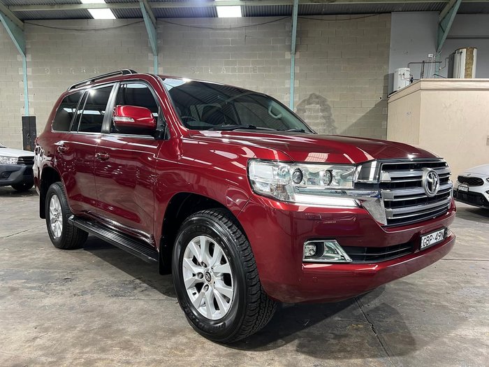 2017 Toyota Landcruiser VX VDJ200R 4X4 Dual Range Merlot Red