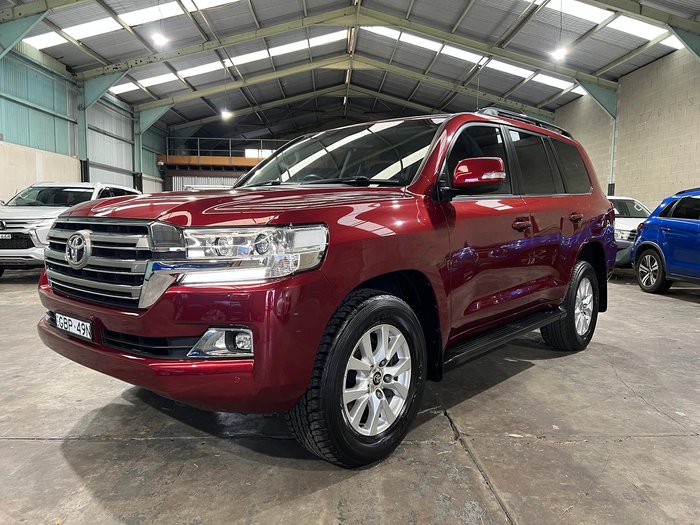2017 Toyota Landcruiser VX VDJ200R 4X4 Dual Range Merlot Red