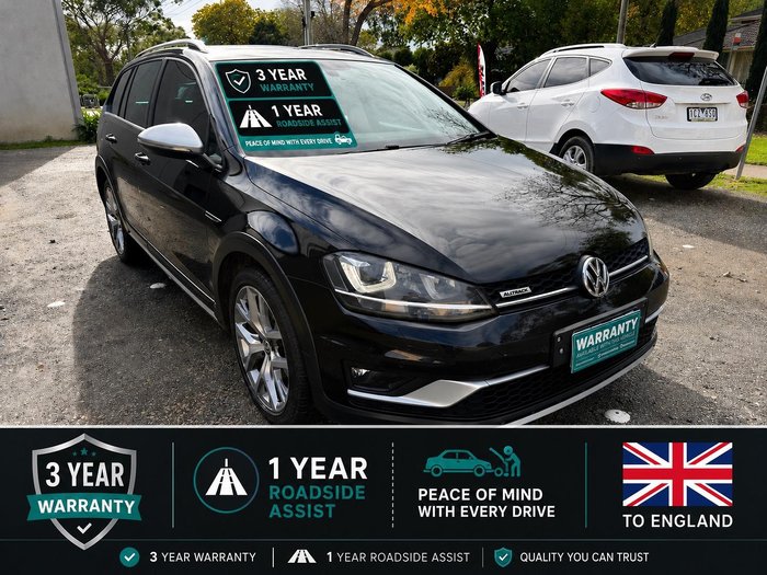 2015 Volkswagen Golf Alltrack 132TSI 7 MY16 Four Wheel Drive Deep Black