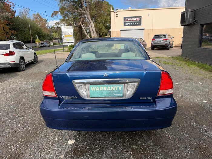 2002 Mitsubishi Verada Ei KJ MY02 Pacific Blue