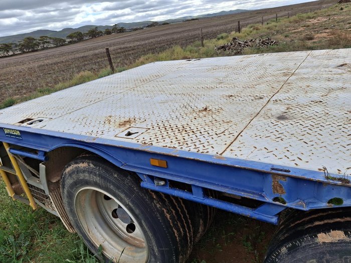2019 Boomer Tri Axle Drop Deck Low Loader Blue