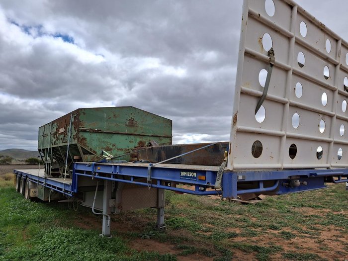 2019 Boomer Tri Axle Drop Deck Low Loader Blue