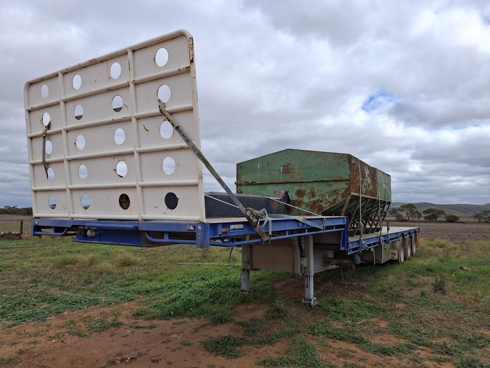 2019 Boomer Tri Axle Drop Deck Low Loader Blue