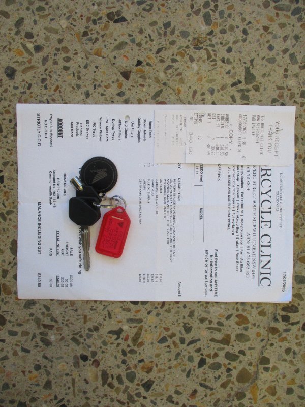 2007 Honda VTR250 RED