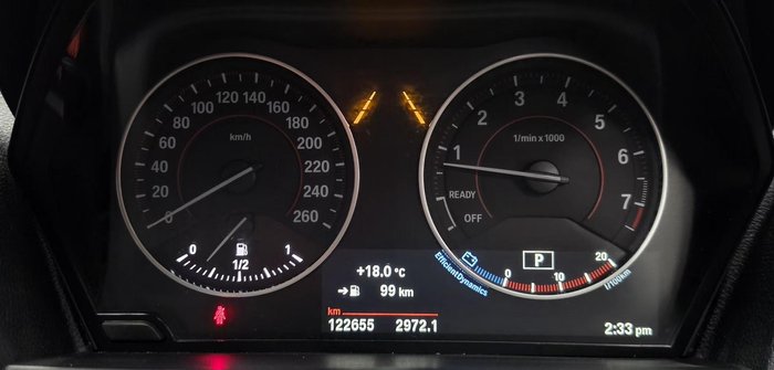 2017 BMW 1 Series 120i M Sport F20 LCI Black Sapphire