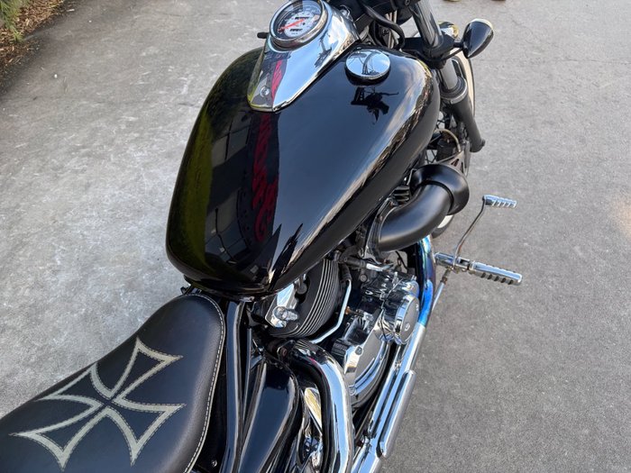 2010 Yamaha XVS650 V-STAR CUSTOM Black