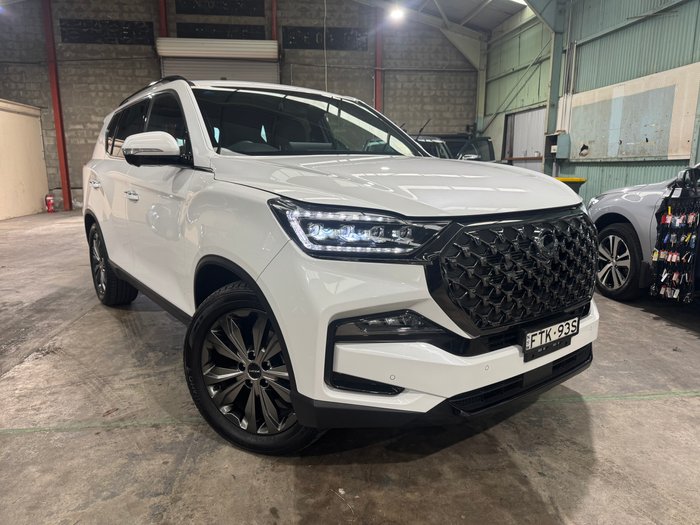 2025 KGM Rexton Ultimate Sport Pack Y461 MY26 4X4 Dual Range Pearl White