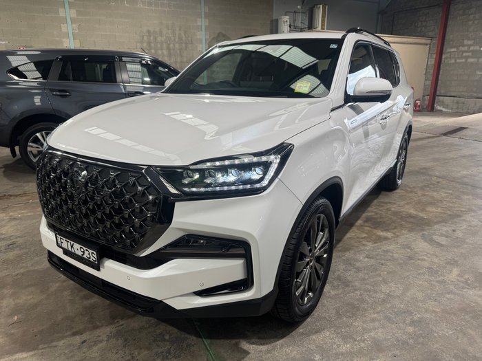 2025 KGM Rexton Ultimate Sport Pack Y461 MY26 4X4 Dual Range Pearl White