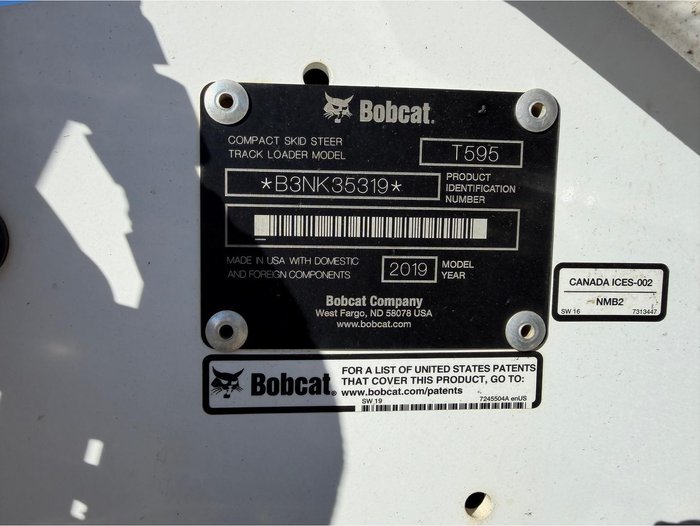 2019 Bobcat T595