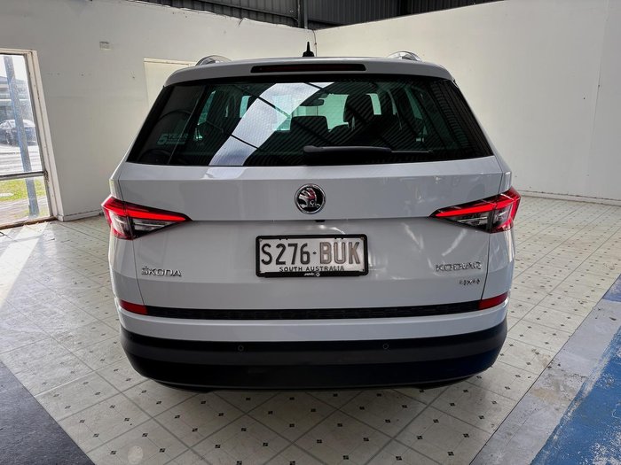 2018 SKODA Kodiaq 140TDI NS MY18.5 4X4 Moon White