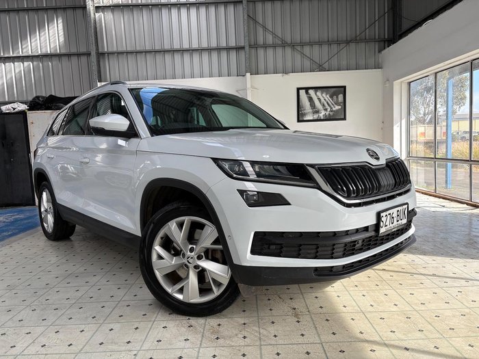 2018 SKODA Kodiaq 140TDI NS MY18.5 4X4 Moon White