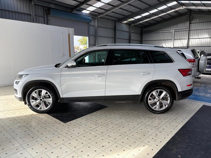 2018 SKODA Kodiaq 140TDI NS MY18.5 4X4 Moon White