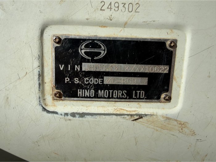 2002 Hino Fs 1K Series