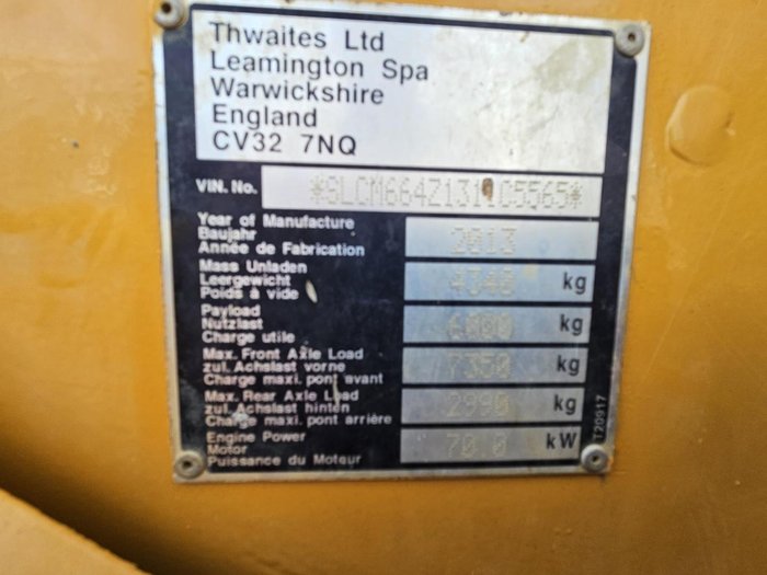 2013 Thwaites 6T 6T