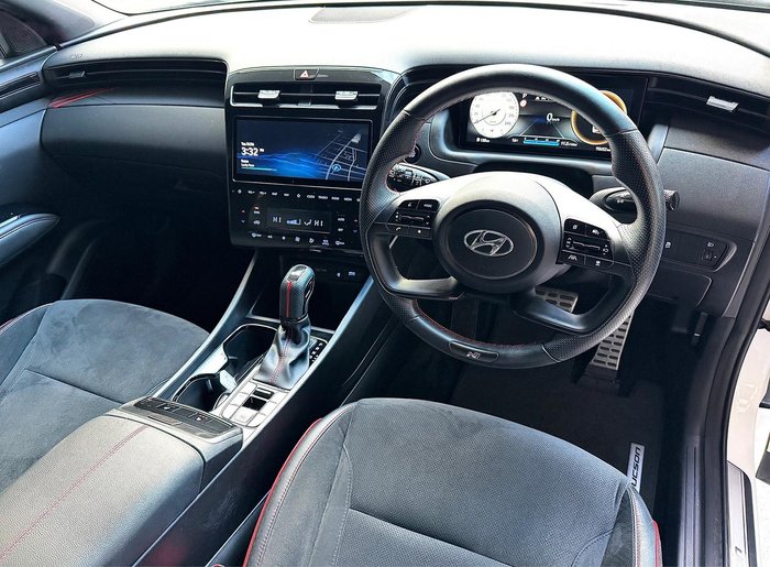 2021 Hyundai Tucson N Line NX4.V1 MY22 White Cream