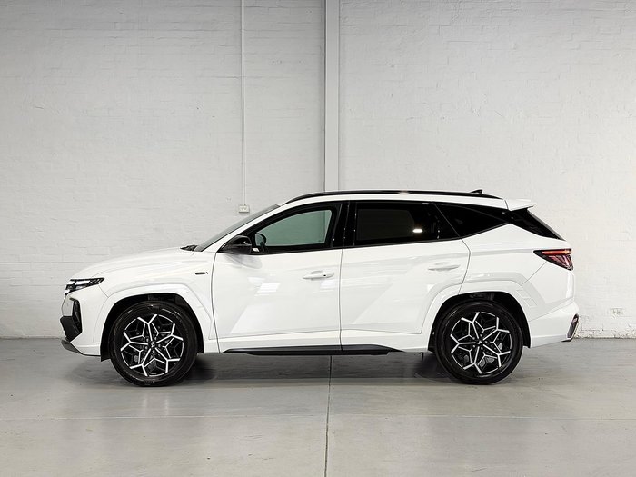2021 Hyundai Tucson N Line NX4.V1 MY22 White Cream