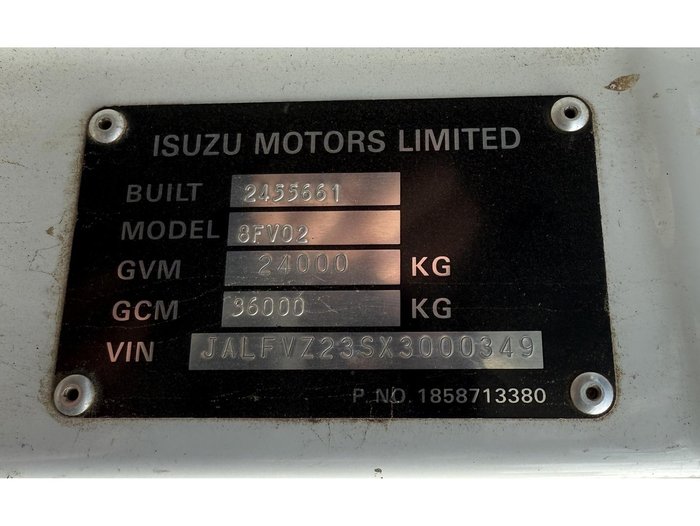 2000 Isuzu Fvz 1400