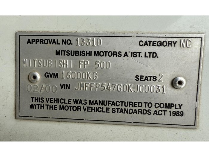 2000 Mitsubishi Fp500