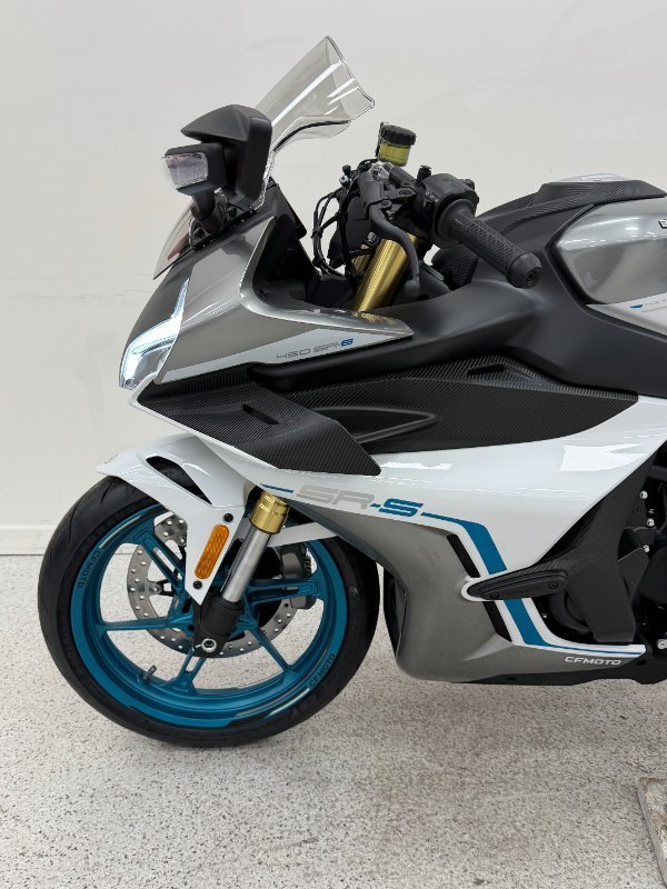 2026 CFMOTO 450 SR S White