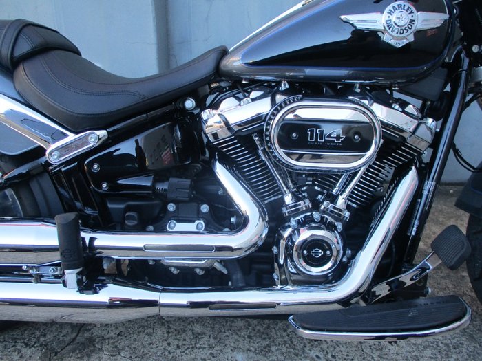 2021 HARLEY-DAVIDSON FLFBS FAT BOY S (114) BLACK