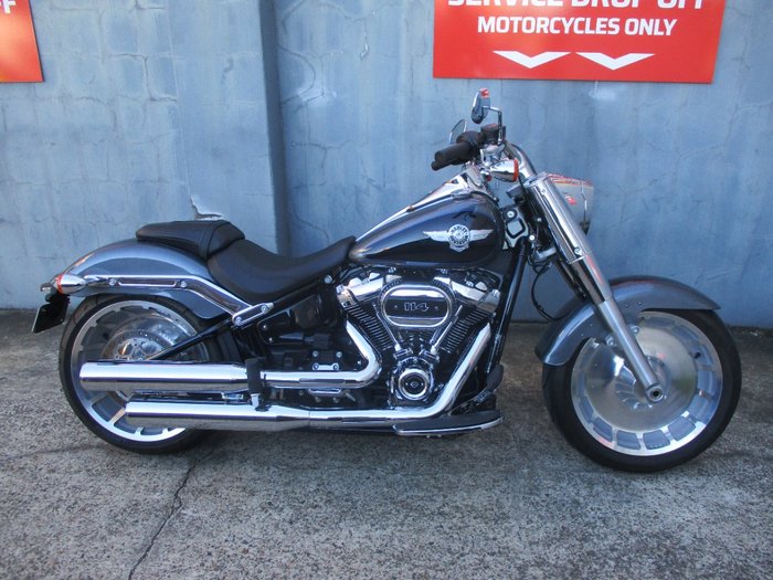 2021 HARLEY-DAVIDSON FLFBS FAT BOY S (114) BLACK