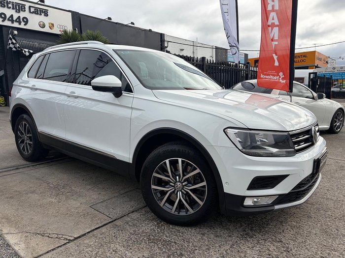 2016 Volkswagen Tiguan 132TSI Comfortline 5N MY17 Four Wheel Drive Pure White