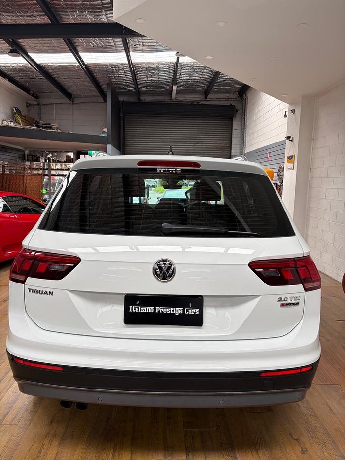 2016 Volkswagen Tiguan 132TSI Comfortline 5N MY17 Four Wheel Drive Pure White