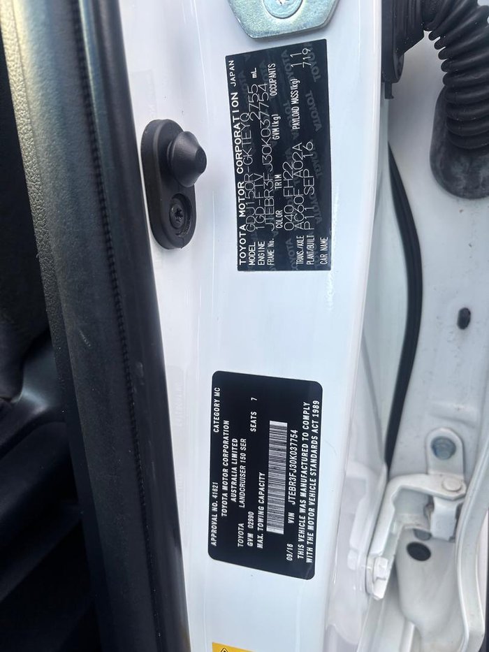 2016 Toyota Landcruiser Prado GXL