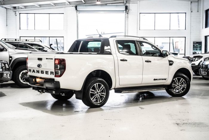 2020 Ford Ranger Wildtrak PX MkIII MY20.25 4X4 Dual Range Arctic White