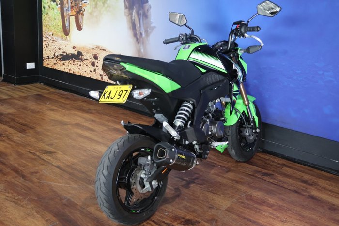 2017 Kawasaki Z125 PRO Green