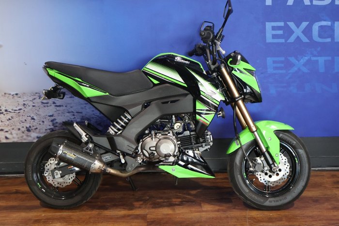 2017 Kawasaki Z125 PRO Green
