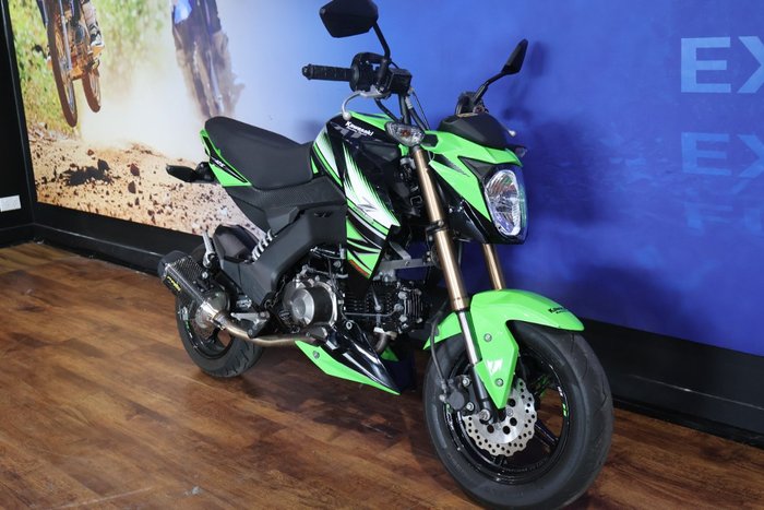 2017 Kawasaki Z125 PRO Green
