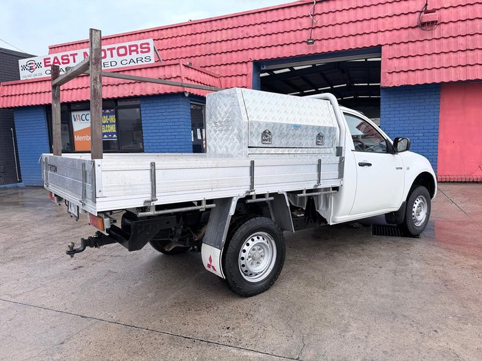 2013 Mitsubishi Triton GLX MN MY13 4x2 White