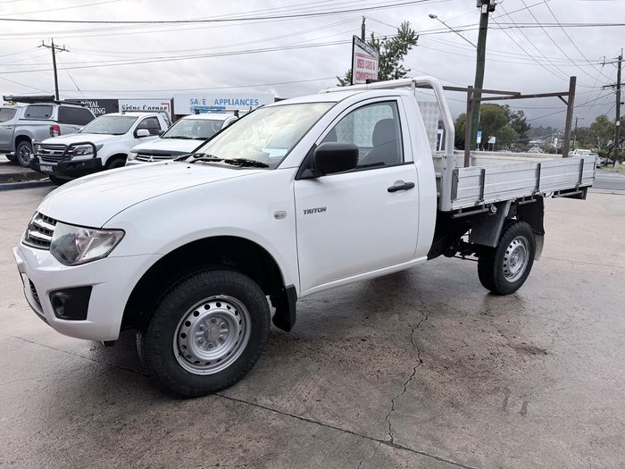 2013 Mitsubishi Triton GLX MN MY13 4x2 White