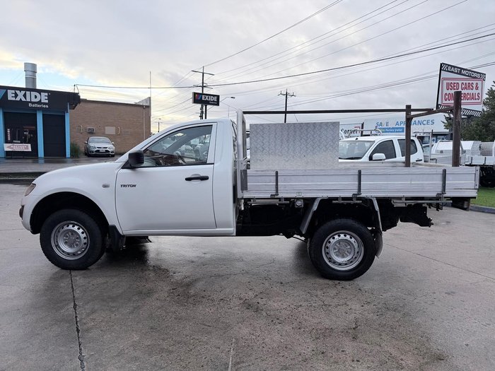 2013 Mitsubishi Triton GLX MN MY13 4x2 White